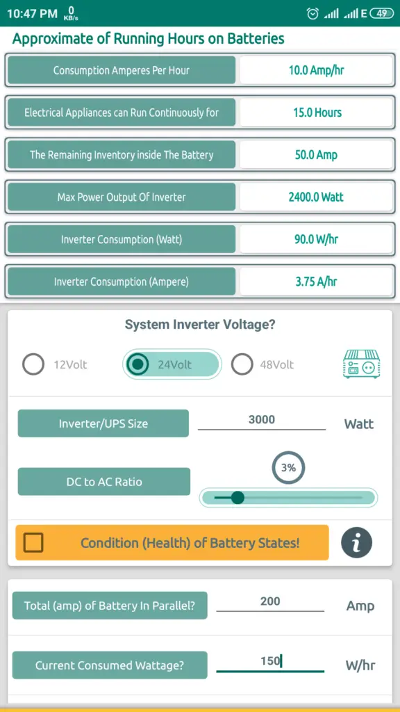 SolarCT - Solar PV Calculator