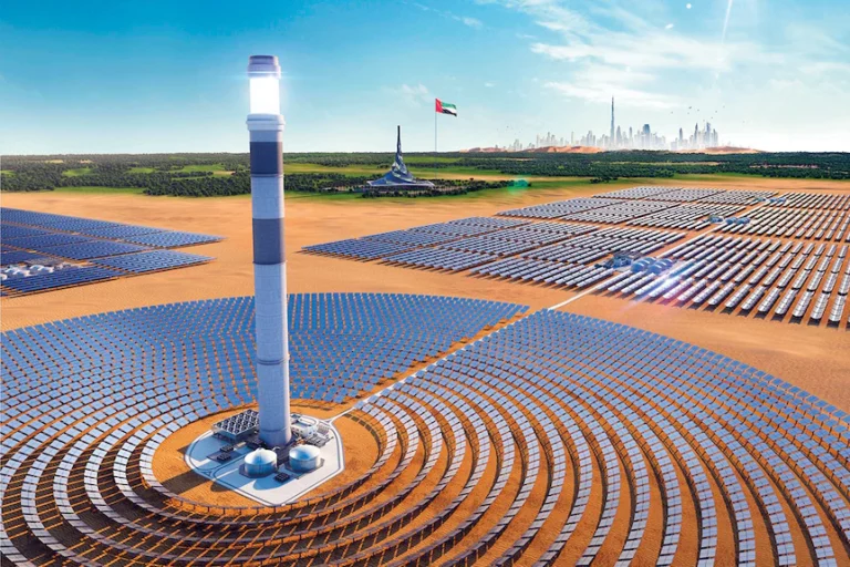 Dubai in "mega" solar park.(Dubai Electricity and Water Authority)