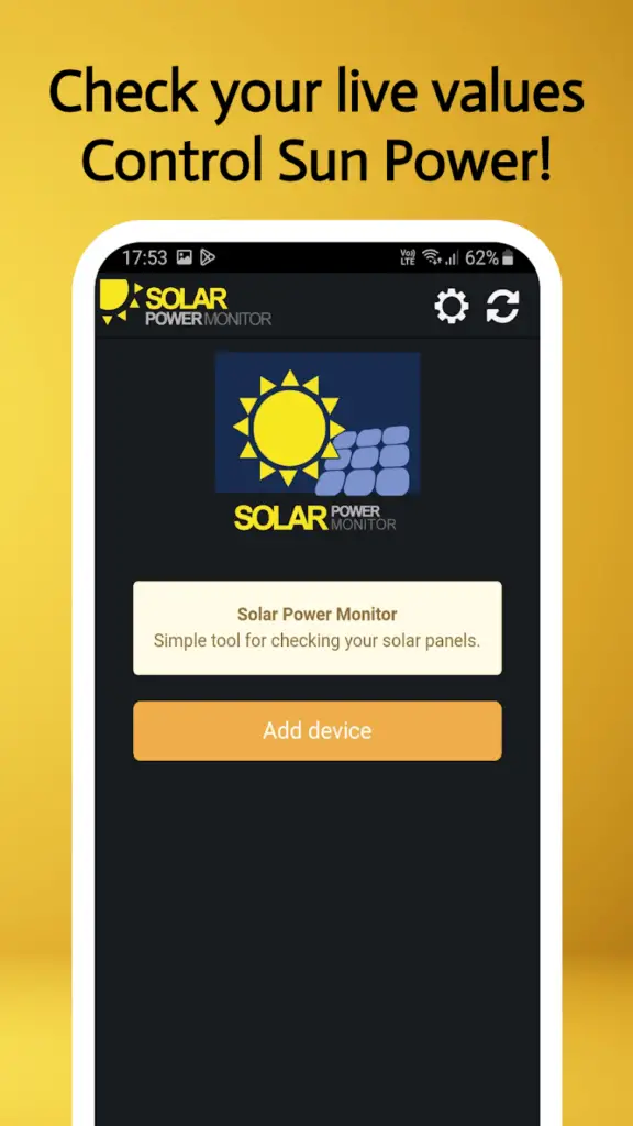Solar Power Monitor App